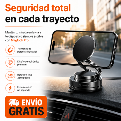 MagLock Pro I Soporte Magnético 360° de Alta Fijación