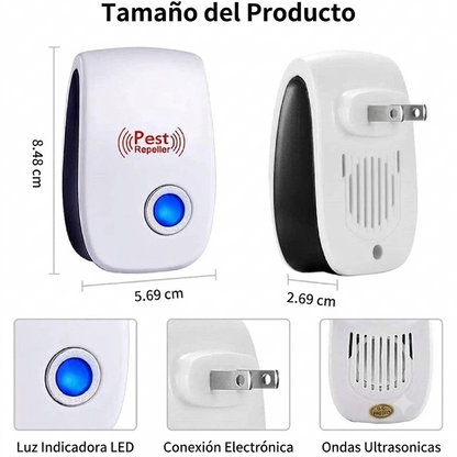 Repelente Ultrasónico de Plagas | Protege tu Hogar Sin Químicos